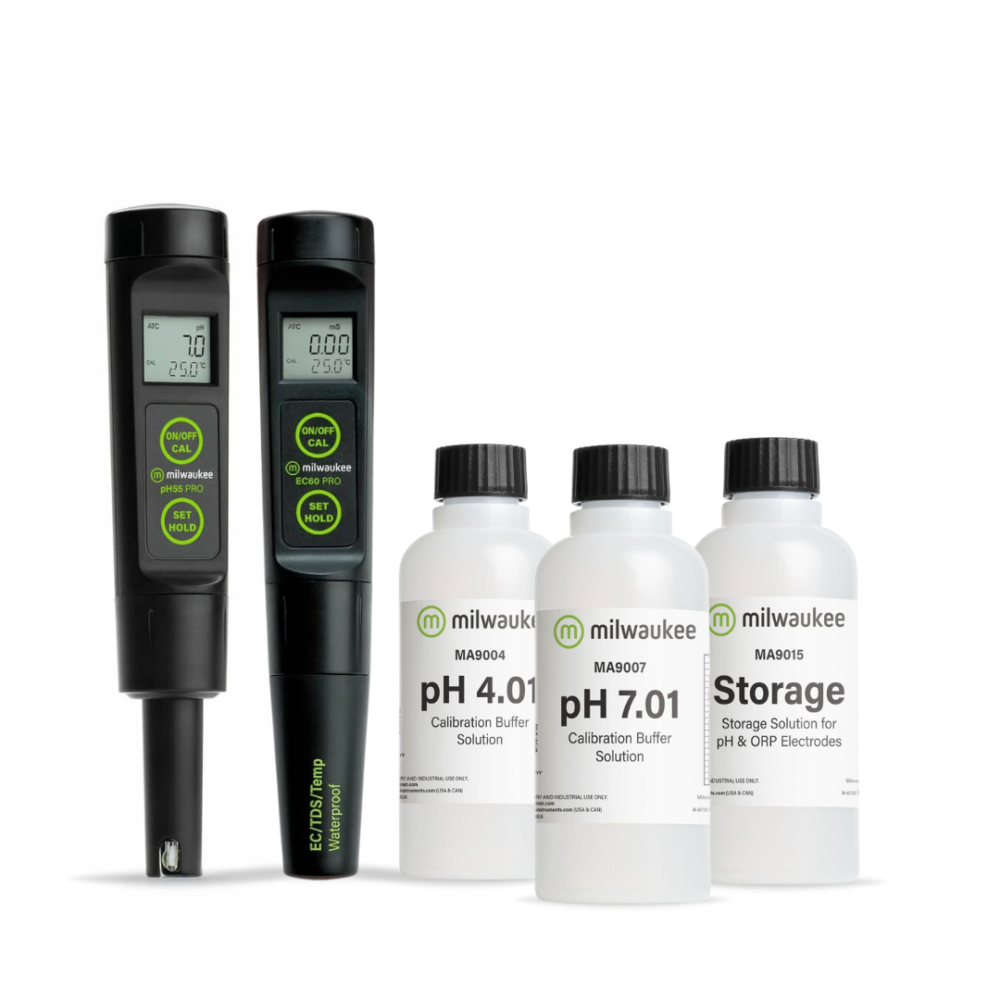 Milwaukee Kit Profesional pH/EC - Kits de medición para cultivo de cannabis