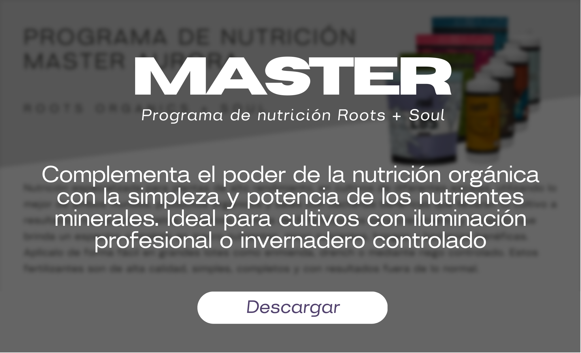 Programa de fertilización para cultivos de cannabis