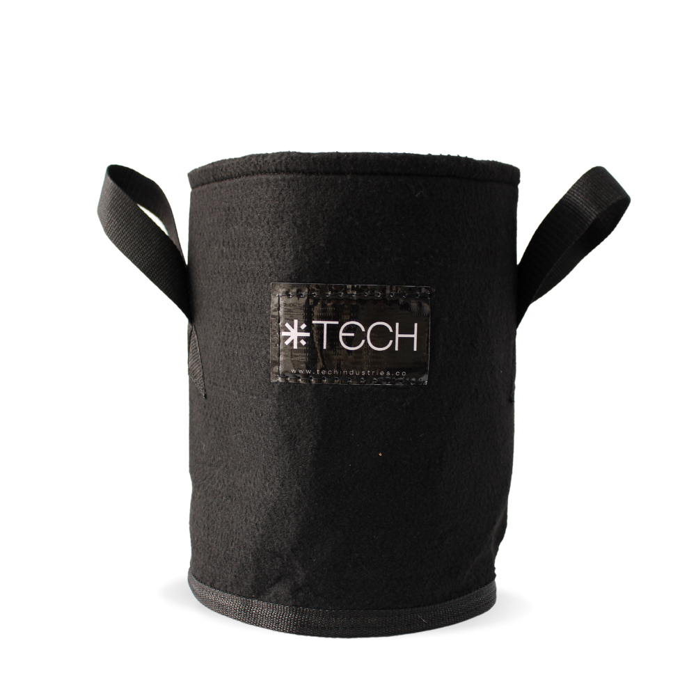 TECH Maceta Geotextil Comercial Negra – 10 litros