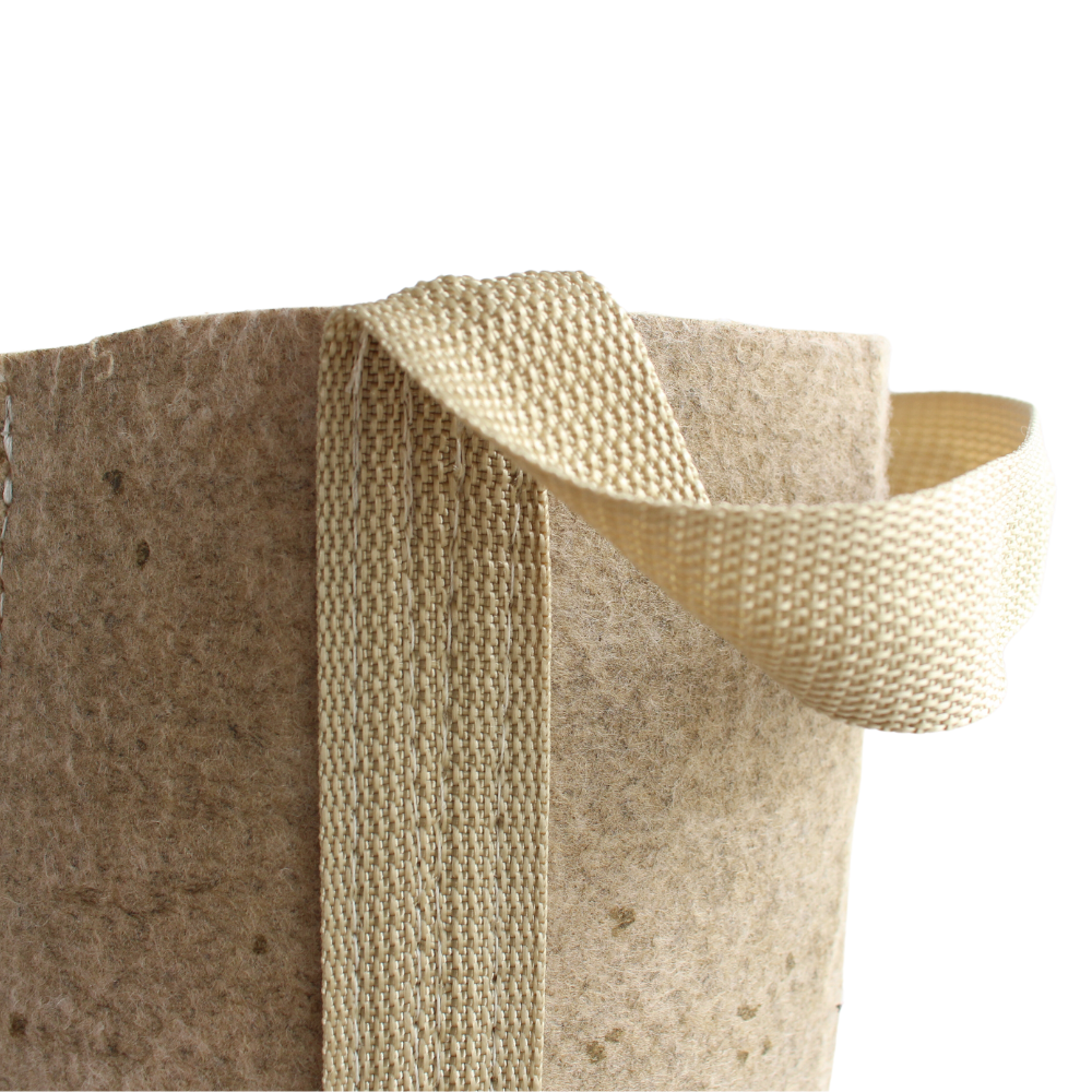 TECH Maceta Geotextil Profesional Camel - 12 litros