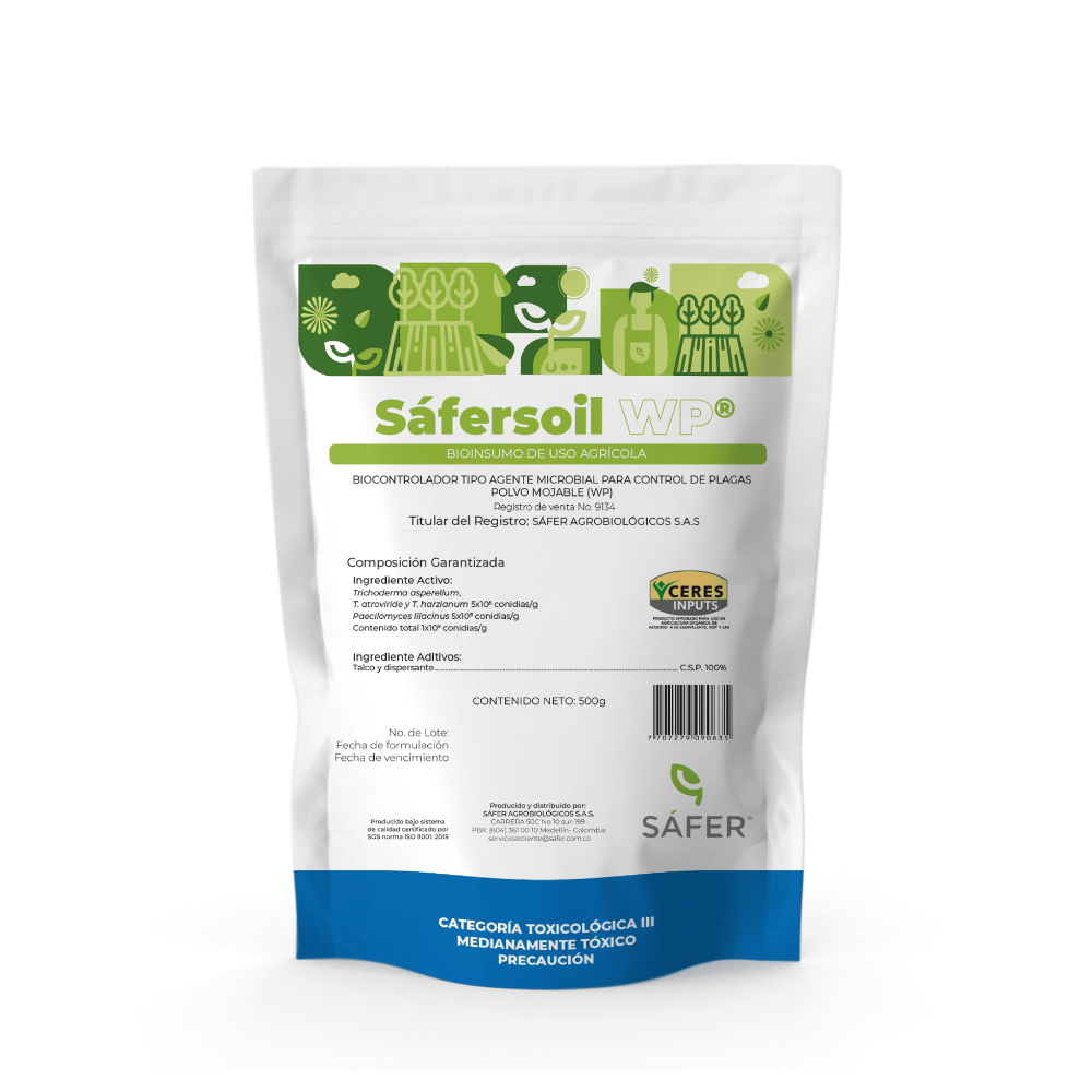 Safersoil WP Control biologico hongos y nematodos