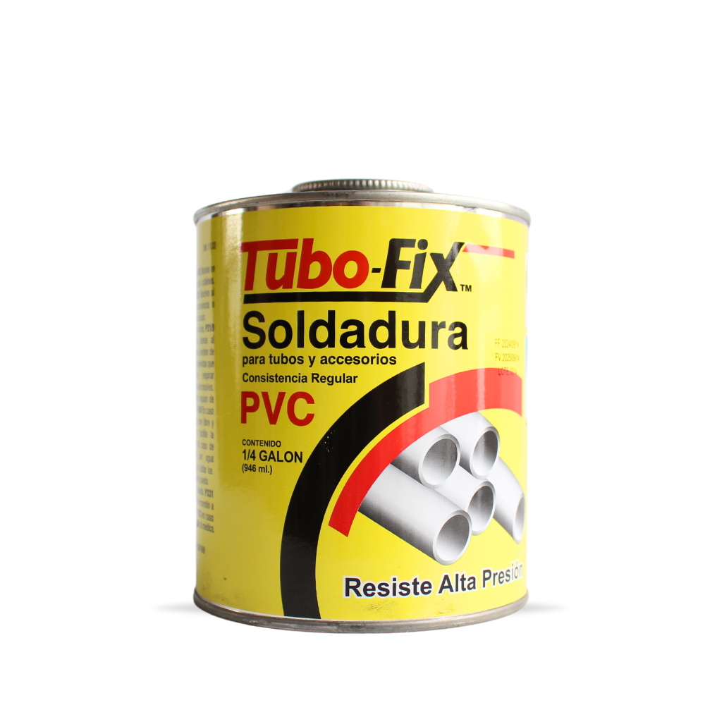 Tubo Fix soldadura PVC con norma - 1/4 gal