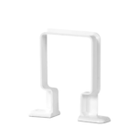 Soporte tubo cuadrado bajante para hidroponía