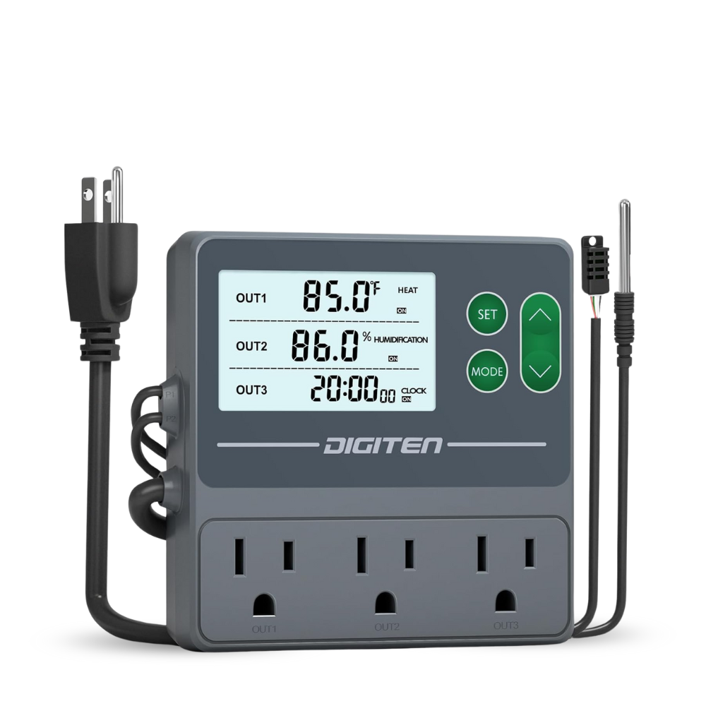 Digiten Controlador Profesional de Humedad y Temperatura