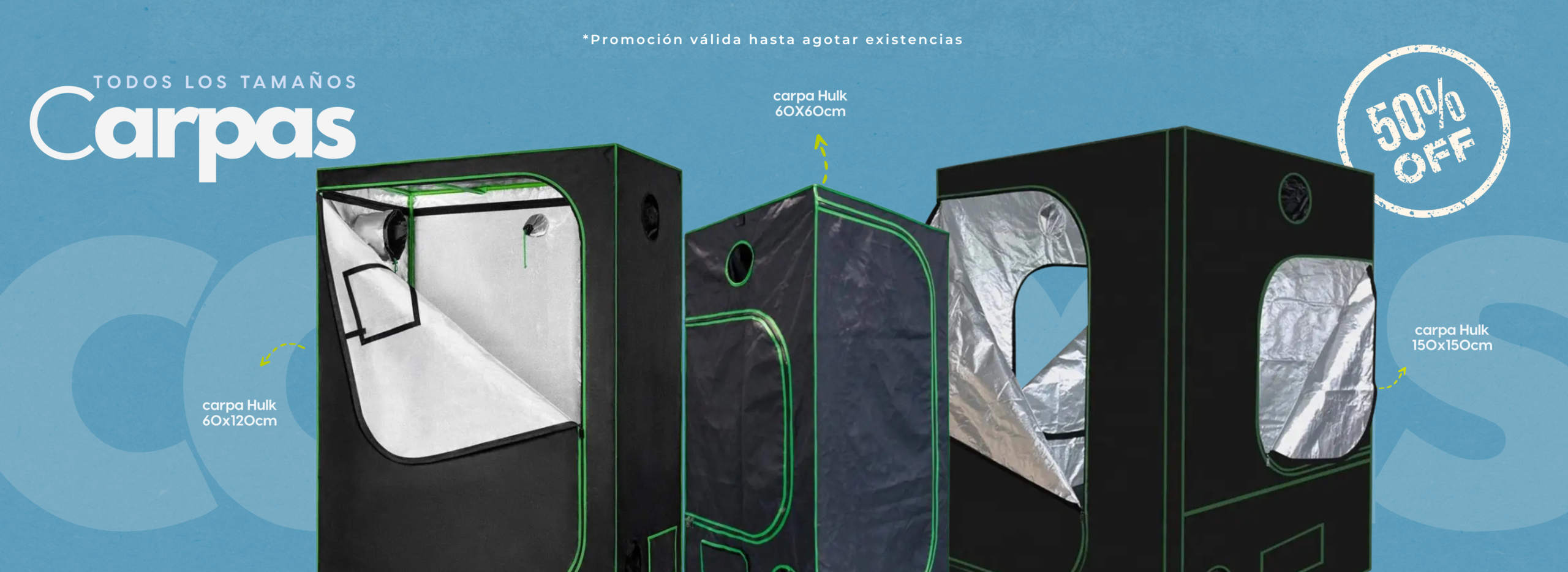 carpas descuento